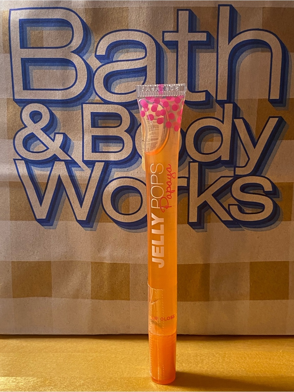 Bath & Body Works Jelly Pops Lip Gloss- Papaya